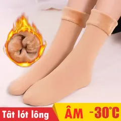 Tất lót lông nữ siêu ấm - đại hàn cũng không lạnh