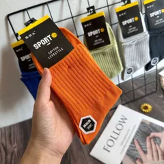 5 đôi tất vớ nam cao cổ style Nhật Bản vải sợi sồi vintage kháng khuẩn khử mùi co dãn tốt