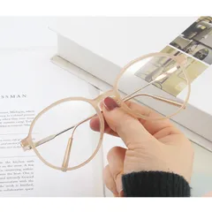 Gọng kính cận nữ thiết kế dáng tròn với chất liệu kim loại - MS47