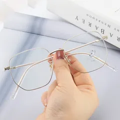 Gọng kính kim loại nam nữ mắt oval thanh mảnh nhẹ nhàng màu sắc thời trang - MS56