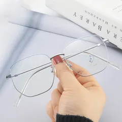 Gọng kính kim loại nam nữ mắt oval thanh mảnh nhẹ nhàng màu sắc thời trang - MS56