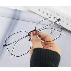Gọng kính kim loại nam nữ mắt oval thanh mảnh nhẹ nhàng màu sắc thời trang - MS56