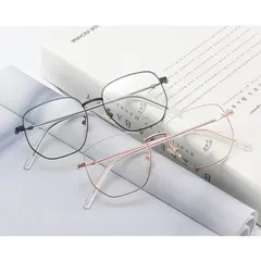 Gọng kính kim loại nam nữ mắt oval thanh mảnh nhẹ nhàng màu sắc thời trang - MS56