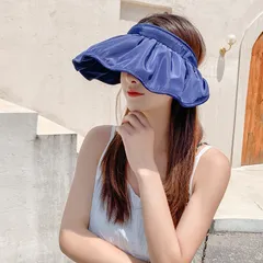 Nón chống nắng nữ mũ nửa đầu vành rộng phong cách Hàn Quốc