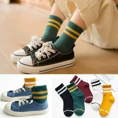 Set 5 đôi tất trẻ em họa tiết Thỏ tím chất len co giãn cho bé gái 2-13 tuổi