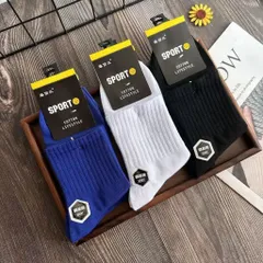 5 đôi Tất vớ Vintage họa tiết sọc sắc màu Phong cách trẻ trung năng động chất liệu cotton mềm thoáng khí