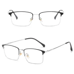 Gọng kính nam nữ vuông thép, thanh mảnh nhiều màu độc đáo - MS55
