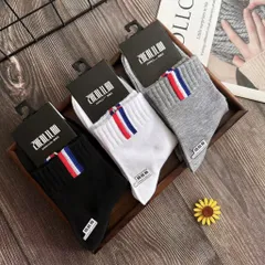 5 đôi tất nam cổ trung sọc cờ thời thượng