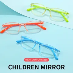 Gọng kính trẻ em nhựa dẻo, nhẹ dáng mắt ôm bo tròn 4-9 tuổi - MS73
