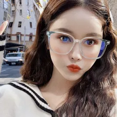 Kính thay mắt cận nam nữ mắt Ovan gọng trong dẻo - MS12