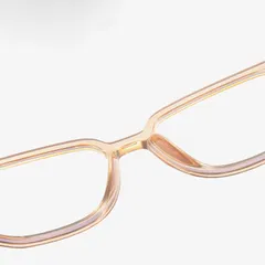 Kính thay mắt cận nam nữ mắt Ovan gọng trong dẻo - MS12