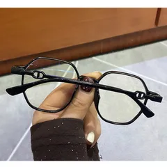 Kính thay mắt cận nữ đa giác chống ánh sáng xanh thời trang - MS32