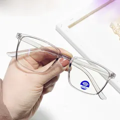 Kính thay mắt cận thời trang dáng vuông cho nam nữ sang trọng - MS46