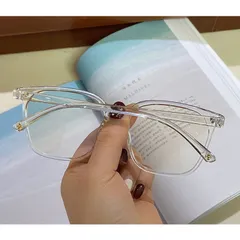 Gọng kính mắt nam nữ dáng vuông chất liệu nhựa dẻo - MS48