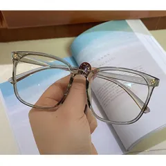 Gọng kính mắt nam nữ dáng vuông chất liệu nhựa dẻo - MS48