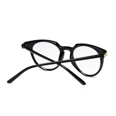 Gọng kính cận nữ thiết kế dáng tròn cá tính chất liệu nhựa dẻo - MS39
