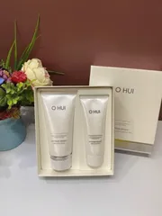 ✨ Sữa rửa mặt Ohui Bright Cleaning Foam làm trắng da, set 160ml+100ml, giao nhanh tiết kiệm thời gian