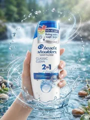 ⚡ Dầu gội xả Head & Shoulders 2in1 Classic Clean sạch gàu 613ml - Giao nhanh tiết kiệm thời gian