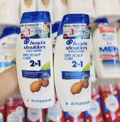 🧴 Head&Shoulder 2in1 Dry Scalp Care Dầu gội xả dưỡng ẩm da đầu 613ml chính hãng