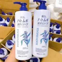 Sữa tắm ý dĩ Hatomugi 800ml
