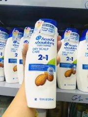 ⚡ Dầu gội xả Head & Shoulders Dry Scalp Care 2-in-1 nuôi dưỡng da đầu 370ml, giao nhanh 2h