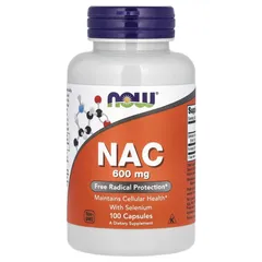 Viên Uống Thải Độc Gan NAC 600mg Now Foods,nhap my