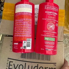 Dầu gội đầu ( xách tay pháp) không silicon Evoluderm bổ sung Karatin cho tóc uốn nhuộm 400ml