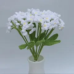 Hoa lưu ly len trang trí bàn làm việc, làm quà tặng