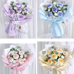 Bó Hoa Hồng Len Handmade Quà Tặng Ý Nghĩa