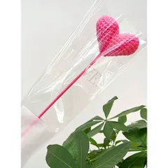 Bó hoa trái tim len 1 bông - Hoa Len Handmade Dễ Thương, Quà Tặng Valentine/Sinh Nhật