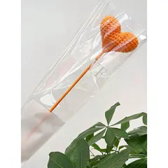 Bó hoa trái tim len 1 bông - Hoa Len Handmade Dễ Thương, Quà Tặng Valentine/Sinh Nhật