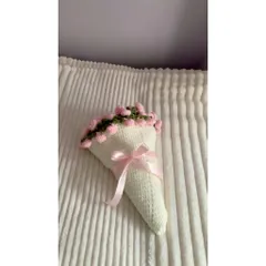Thảm len hoa hồng handmade quà tặng ý nghĩa