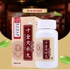 Thập toàn đại bổ hoàn cổ phương hồi khí, đại bổ khí huyết, lọ 360 viên