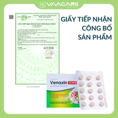 Viên Uống Hỗ Trợ Giảm Suy Giãn Tĩnh Mạch Venaxin FORTE Hộp 30 Viên, Nhập Khẩu