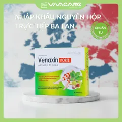 [Combo 3 Hộp] Viên uống Venaxin Forte - Liệu trình 1 tháng hỗ trợ suy giãn tĩnh mạch & bền thành mạch