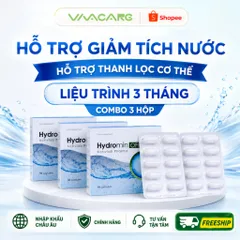 Combo 3 Hộp Hydromin OFF 90 Viên Từ 6 Thảo Dược Ba Lan - Hỗ Trợ Giảm Tích Nước, Detox, Cân Đối Vóc Dáng