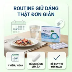 Thực Phẩm Bảo Vệ Sức Khỏe Hydromin OFF Từ 6 Thảo Dược Thiên Nhiên, Giảm Tích Nước, Hỗ Trợ Kiểm Soát Cân Nặng