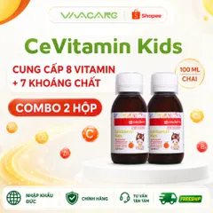 [Mẹ Tin Dùng] Combo 2 Chai CeVitamin Kids - Bổ Sung Đa Vitamin Cho Bé Biếng Ăn, Ít Ốm Vặt Nhập Đức