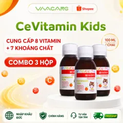 [Combo 3 Chai] Thực phẩm bảo vệ sức khỏe CeVitamin Kids 100ml