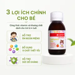 [Mẹ Tin Dùng] Combo 2 Chai CeVitamin Kids - Bổ Sung Đa Vitamin Cho Bé Biếng Ăn, Ít Ốm Vặt Nhập Đức