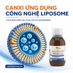 Siro Canxi Liposome Calcio-Lipo Med MK7 Cho Bé Từ 1 Tuổi, Tăng Chiều Cao 150ml