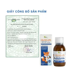 Siro Canxi Liposome Calcio-Lipo Med MK7 Cho Bé Từ 1 Tuổi, Tăng Chiều Cao 150ml