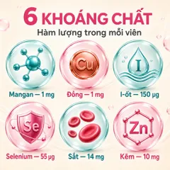 Vitamin Bầu LadeeKom Chính Hãng Tây Ban Nha, Bổ Sung Acid Folic Sắt Omega-3, Hộp 30 Viên