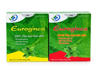 Viên Uống Giảm Ho Euroginca - Hộp 100 Viên Nang Mềm