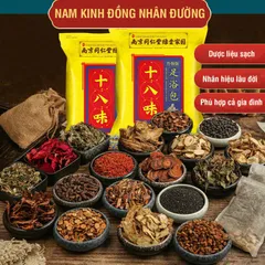 Ngâm chân 18 vị thảoo dượcc trừ thấp, khu hàn, ngủ ngon, dưỡng sắc