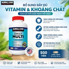 Vitamin tổng hợp Multivitamin Kirkland 500 viên