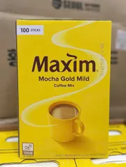 Cà Phê Hòa Tan Hàn Quốc MAXIM MOCHA GOLD MILD Hộp 100 Gói / 12G 816143
