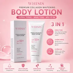 Kem Dưỡng Thể Chống Nắng Trắng Da Whisis GC SPF50+ PA++++ 200ml – Dưỡng Trắng, Nâng Tone Da Tự Nhiên