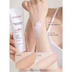 Kem Dưỡng Thể Chống Nắng Trắng Da Whisis GC SPF50+ PA++++ 200ml – Dưỡng Trắng, Nâng Tone Da Tự Nhiên 414813