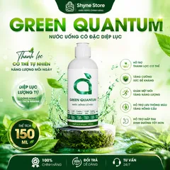 Green Quantum Nước Uống Cô Đặc Diệp Lục 150ml Hỗ Trợ Thanh Lọc Cơ Thể Tăng Đề Kháng Giảm Mệt Mỏi 816216